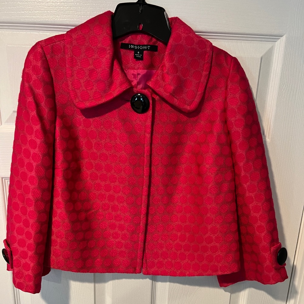 Crop Jacket - Fuchsia - Picture 3 of 9